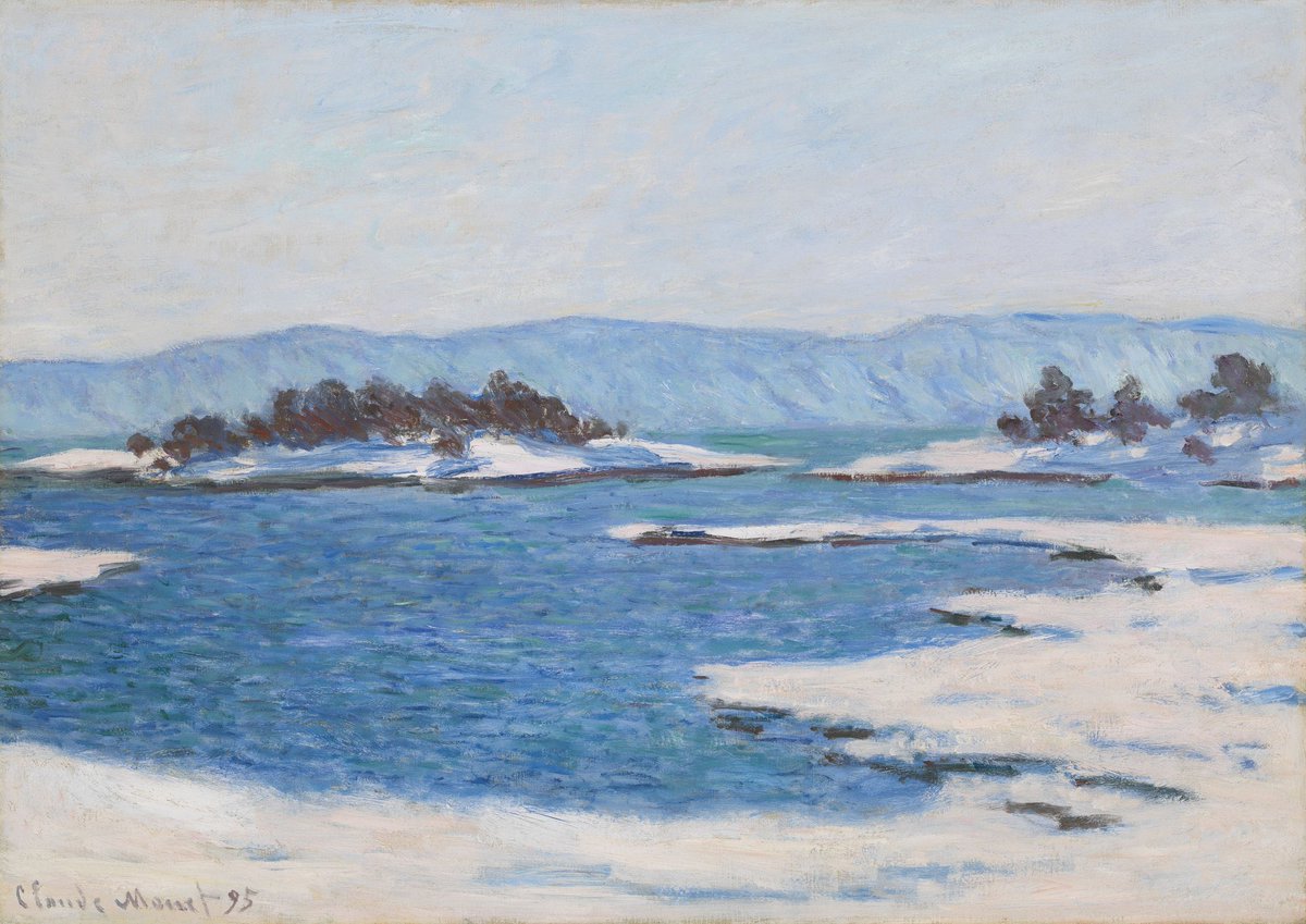 22hrr22min's tweet photo. claude monet's blue paintings (french, 1840-1926) https://t.co/l9t34U6IDy
