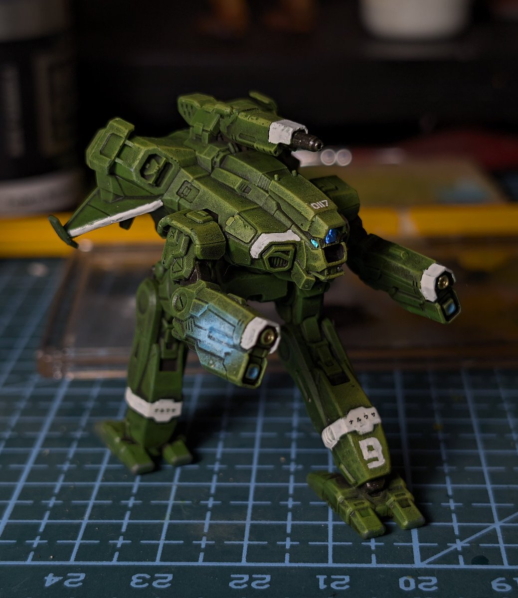 CB__Models's tweet photo. a Marauder II in SLDF (or Eridani Light Horse) colors. 

#battletech #mechwarrior #wargaming https://t.co/OMw441Lxj9