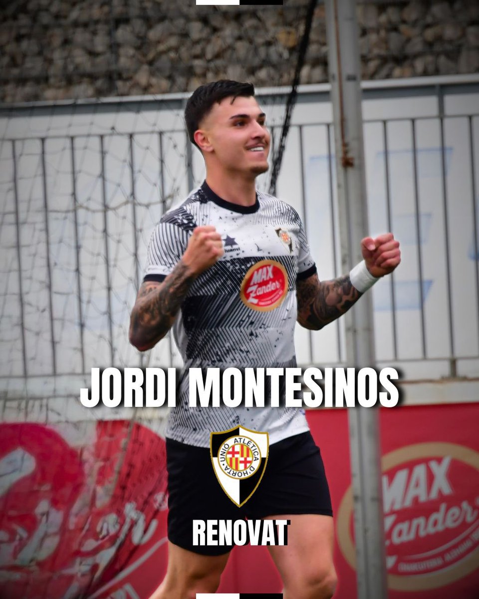 uahorta's tweet photo. RENOVACIÓ✍🏼 | Jordi Montesinos seguirà la pròxima temporada a la @uahorta 🤩

Som-hi, Monte!🤜🏽🤛🏽

#ForçaHorta⚪️⚫️ https://t.co/QloAEXWdQY
