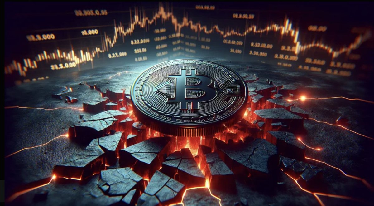 cryptomonster_'s tweet photo. CT in full meltdown rn  😭💀
BTC getting absolutely rekt — sitting at ~$67K, down 6%+ today, bled $4K-5K off the highs. 
Liquidations raining, ETF outflows heavy, pure panic across the timeline. 
Who’s still holding through this bloodbath? 
Market madness on steroids... 
But real talk — this kind of brutal dip screams prime DCA time 🐻➡️🧱
#Bitcoin #Crypto