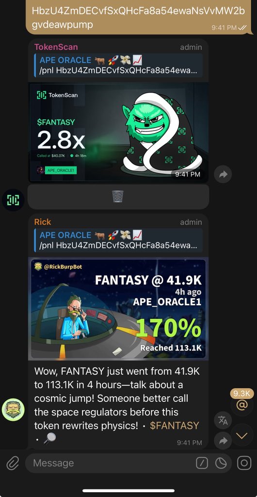 APE_ORACLE1's tweet photo. Done  2.8x my call on $FANTASY

CALLED ON MY TG GROUP 🚀🚀

HbzU4ZmDECvfSxQHcFa8a54ewaNsVvMW2bgvdeawpump https://t.co/bNtC6TOtSO