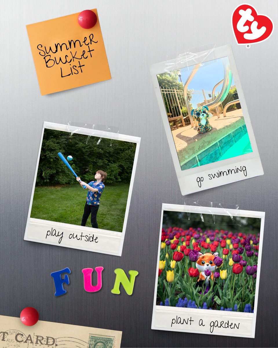 TyInc's tweet photo. Summer breaks are starting! ☀️ What are you looking forward to this summer? https://t.co/61jcLGqMBA