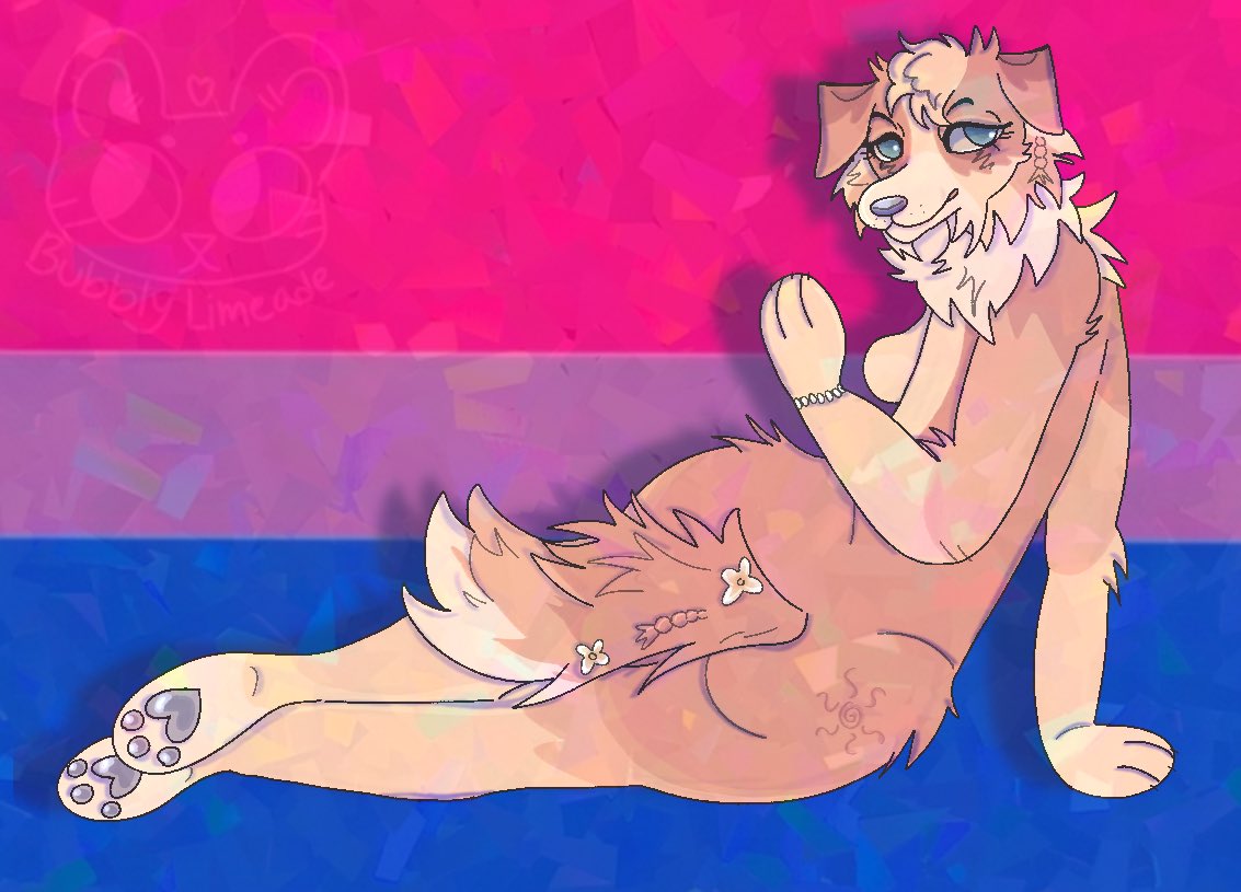 bubblylimeade's tweet photo. Happy pride month! Here is my new oc from @sewnpet you should go check them out!! 

#furryart #furry #furrydrawing #fursona #digitalartㅤㅤㅤㅤ https://t.co/lRbnuIJ70q