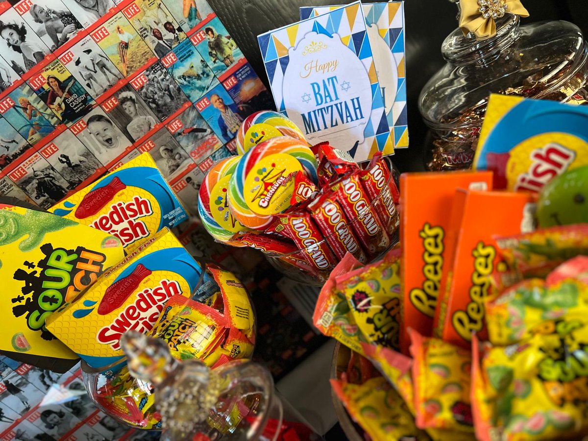 Sugarbuzzbuffet's tweet photo. Cheers to this amazing achievement and the exciting journey ahead!
#batmitzvah
#candy #love #Holidays #weddingreception #candybar #candytable #Miami #cottoncandy #desserttable #elegantparty #corporateevents #catering #corporateeventplanners #events #Mitzvah #desserts #candybuffet https://t.co/35CTDa7Pfe