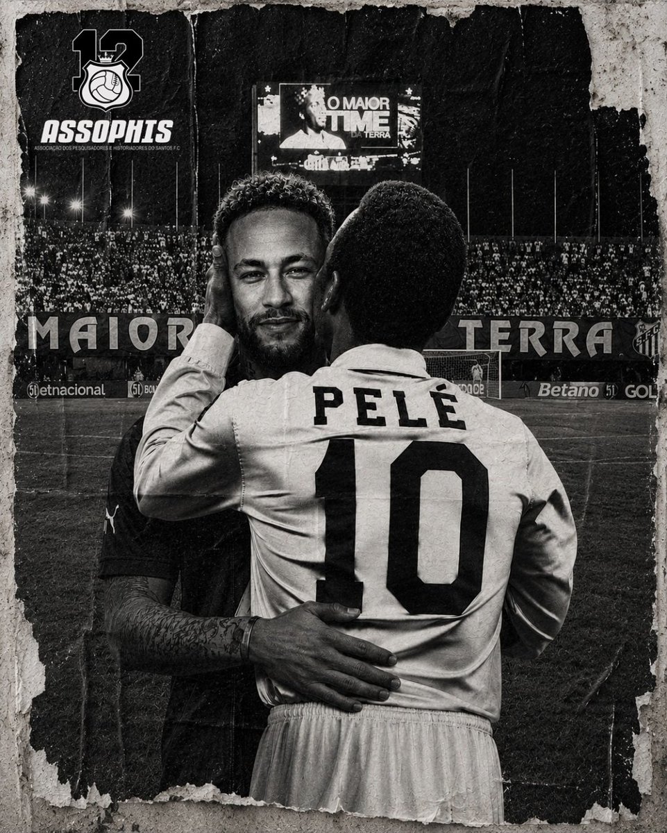assophis's tweet photo. O Rei @pele abençoa o príncipe, vai pra cima deles @neymarjr https://t.co/t72tuYgeFn