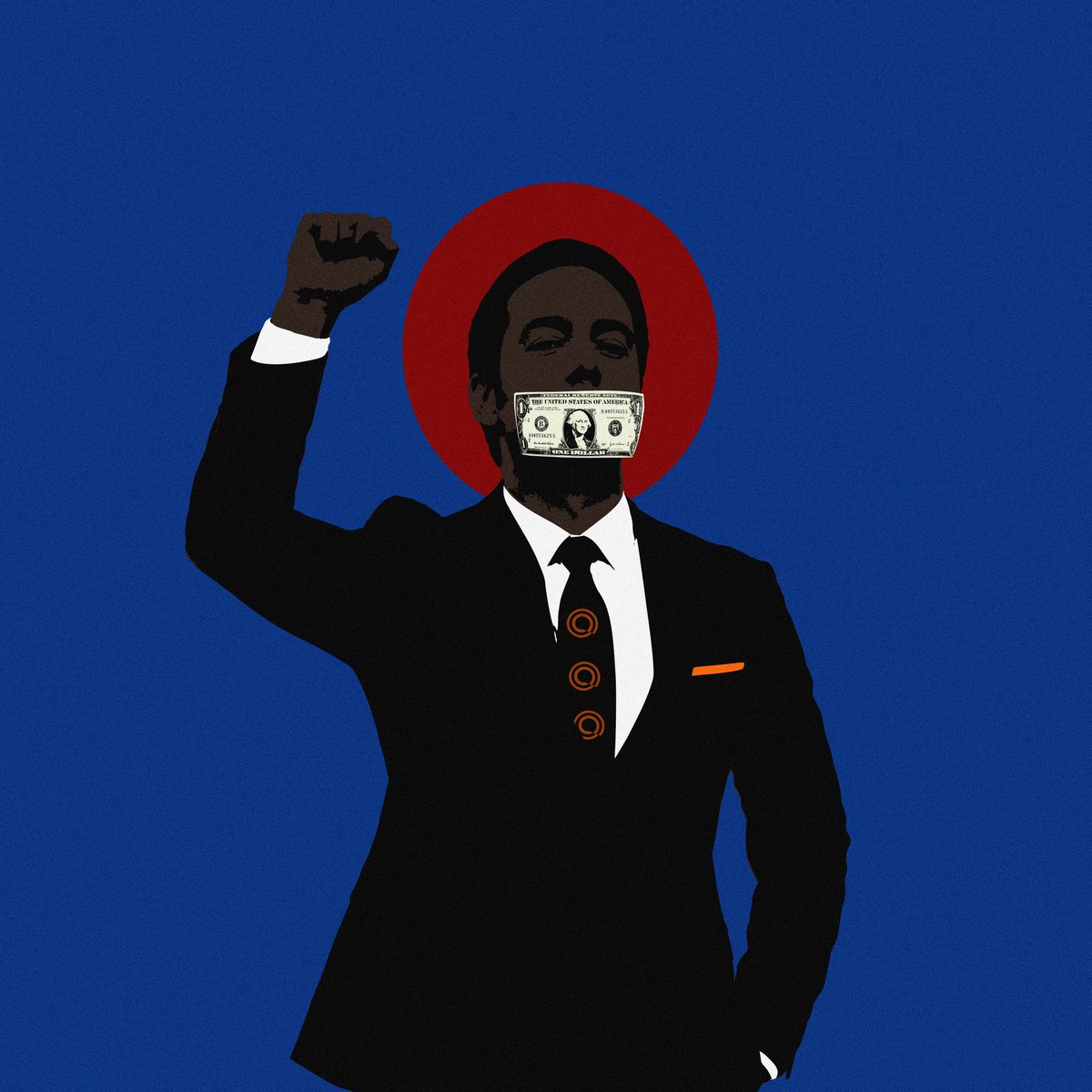 EmmyWalka's tweet photo. The first piece in “THE ROOT OF EVIL” series is up for auction.

Can resistance remain authentic once influenced by systems of power and financial incentives? 

Speak no evil
0.3 E reserve
link in comments https://t.co/Tbrs6jafXR