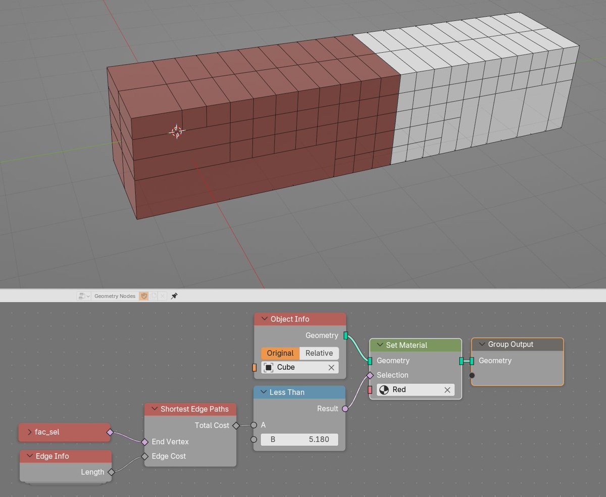 Khellstr3D's tweet photo. Edge Length used as Weight: https://t.co/SXVgoMP86M