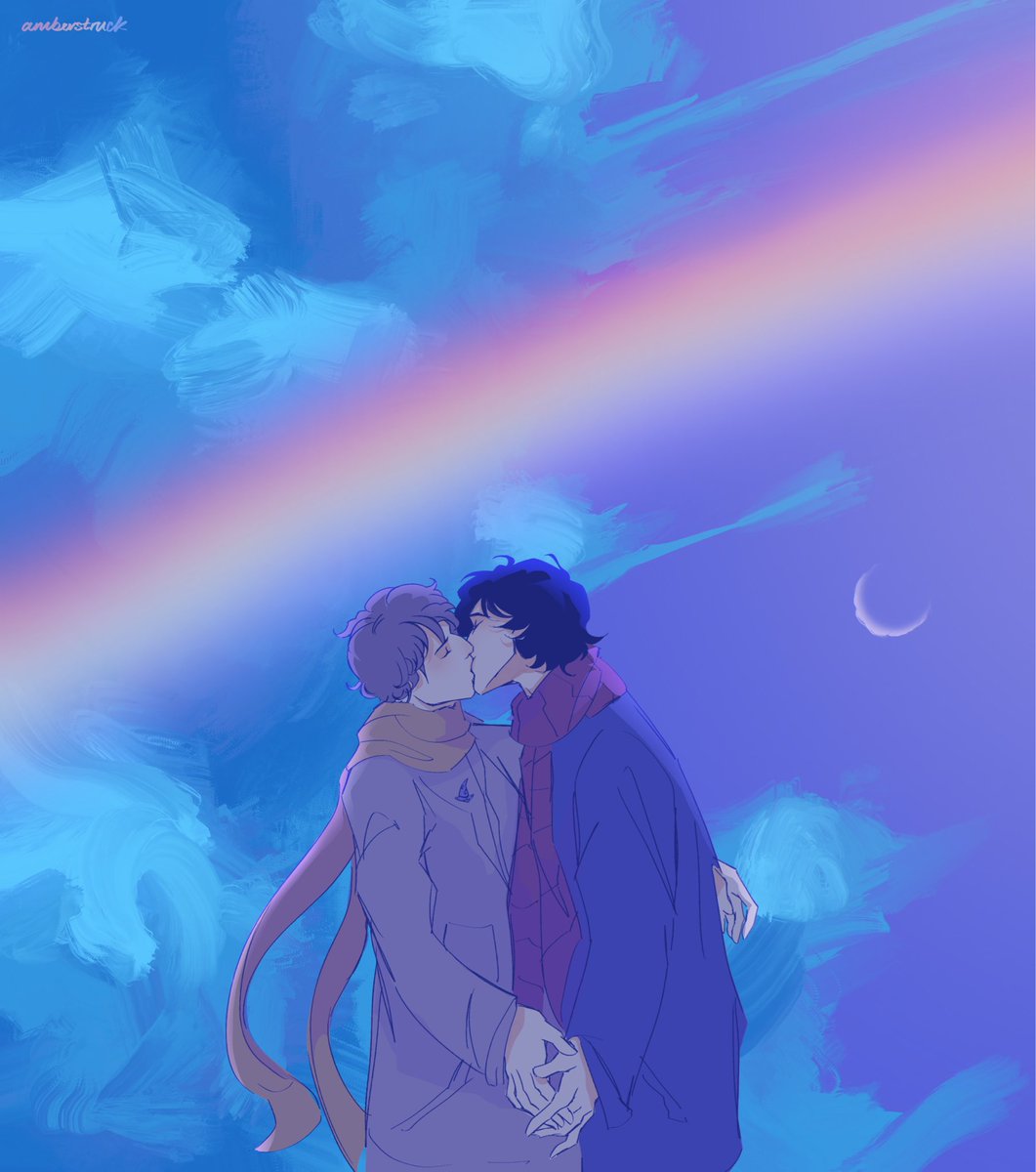 amberstruckart's tweet photo. happy pride 🌈 #byler https://t.co/fvskFMKsrB