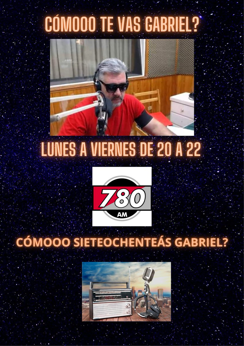 ManosalaPaja's tweet photo. 🎙️📻📝
HUMILDE Y TKKI PROGRAMA... ENCENDENA TU 📻 DE 2 🔋🔋
VENINA, ACERCATE, NO TENGAS MIEDO
#cómotevasgabriel #RadioLetrinaProducciones #ayudomi #unmanito #DiosSalveALaReina
@780AM @megacadena https://t.co/55lEobBGEs