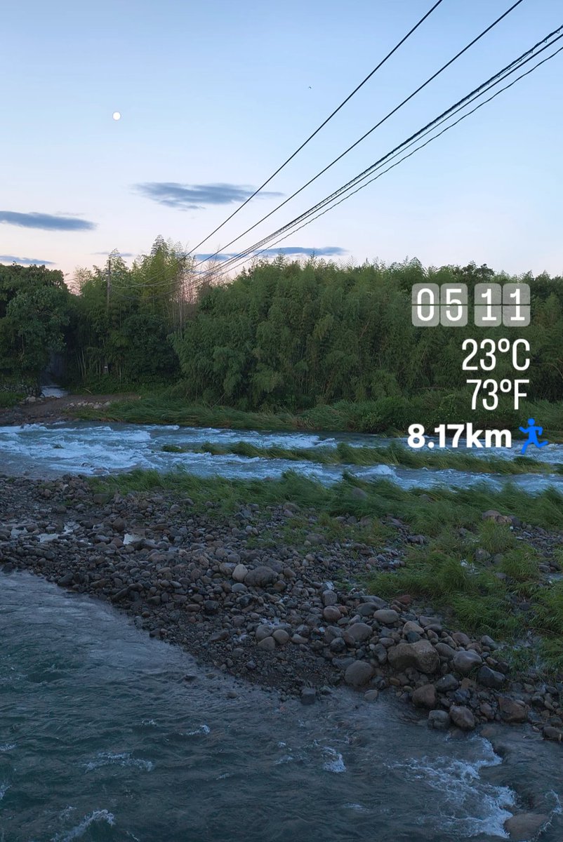 evo0501's tweet photo. おはようございます☀
台風ファミリーモーニングも朝ラン🏃からスタート
地元を走ってみると改めてすごい風だったことを実感した。被害等無いでしょうか。さてさて今日もやるべきことをやりましょや
さぁ〜行きましょか〜 https://t.co/nQFrE8RQnp