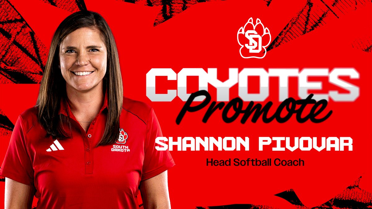 SDCoyotesSB's tweet photo. 𝐆𝐎𝐓 𝐎𝐔𝐑 𝐂𝐎𝐀𝐂𝐇! 🥎

Coyote Nation, welcome 𝐒𝐡𝐚𝐧𝐧𝐨𝐧 𝐏𝐢𝐯𝐨𝐯𝐚𝐫 as the 11th head coach in program history!!

"It's a heck of a day to be a Coyote!"

📰 » https://t.co/MOyjCNeCru

#GoYotes https://t.co/uakKwrXbTh