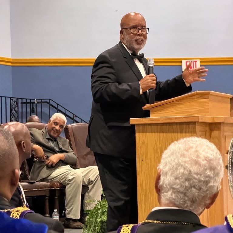 BGThompsonMS's tweet photo. I was honored to join the M.W. Stringer Grand Lodge as it celebrated its 125th Homecoming in Jackson, MS on Saturday.

Congratulations to Grand Master Tonie L. Crisler and the entire Masonic Family on this historic milestone. https://t.co/8hgBPMLuoH
