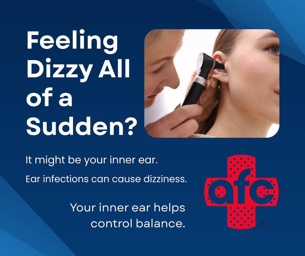 afcMidlothian's tweet photo. Don’t let an ear infection slow you down! 👂

Common symptoms: ear pain/pressure, muffled hearing, fullness in the ear, drainage, fever, or dizziness. https://t.co/RK3vhE1K5n