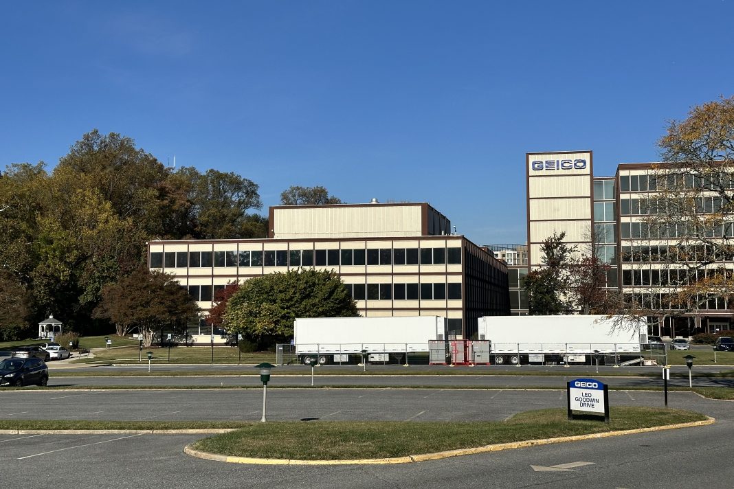 bethesda_today's tweet photo. Friendship Heights, Brookdale community file lawsuit against developers seeking to redevelop former GEICO campus

Complaint argues new plans do not adhere to initial 1998 development requirements https://t.co/UizxctoY3U