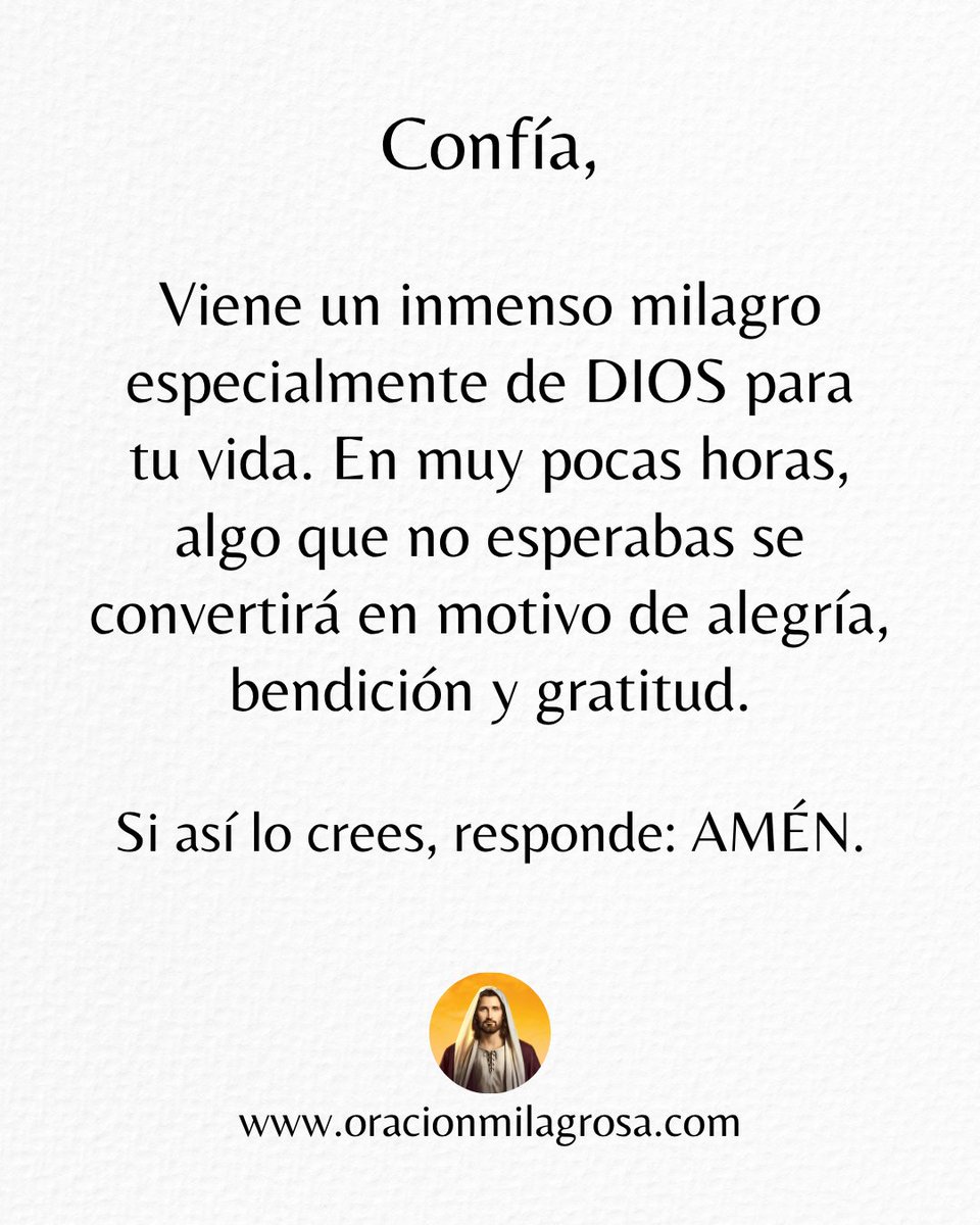 oracion_milagro's tweet photo. ¿Quienes dicen AMÉN? 🙏 https://t.co/8u3Y32h5S9