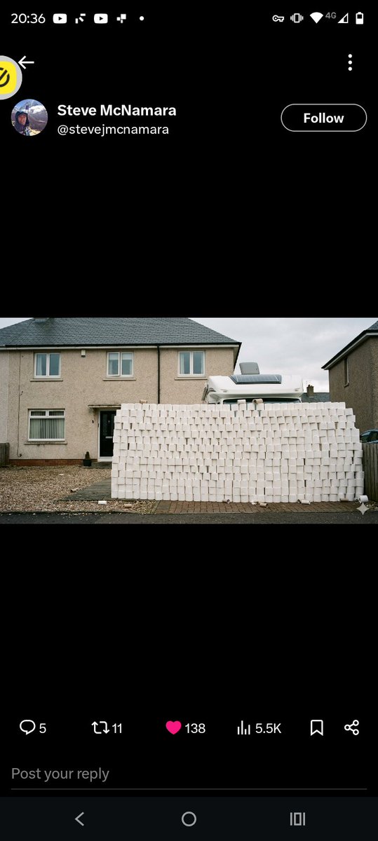 AnVoicing's tweet photo. @shonad7674 Best first minister?!! Seriously? When she told us not to panic buy during COVID Peter was out buying over 100 toilet rolls. Are you trying to tell us she didn't see them any more than the campervan? https://t.co/DNY1KWC6ss