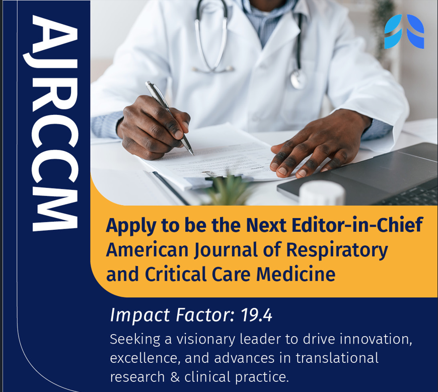 ATSBlueEditor's tweet photo. 📣Apply Now to Become the Next Editor-in-Chief of AJRCCM

Learn more here: https://t.co/DA7ro3JzeX
Please apply before September 1, 2026

@atscommunity https://t.co/JzNFnFtT5N