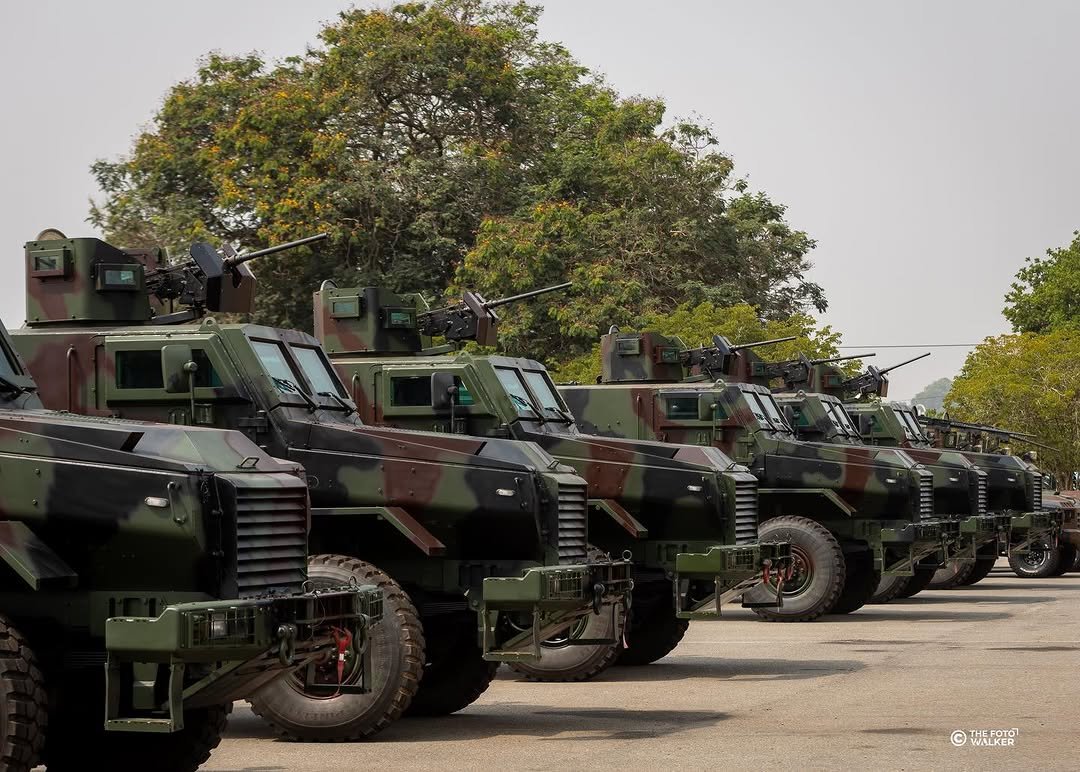 LeanderJobse's tweet photo. OTT Puma M36 of the Ghana Army, operated by the 153 Armoured Regiment based at Gondar Barracks, Burma Camp, Accra. Announced at the end of 2024, 14 of these MRAPs were donated by the USA in May 2025 https://t.co/V8rntjjX3E