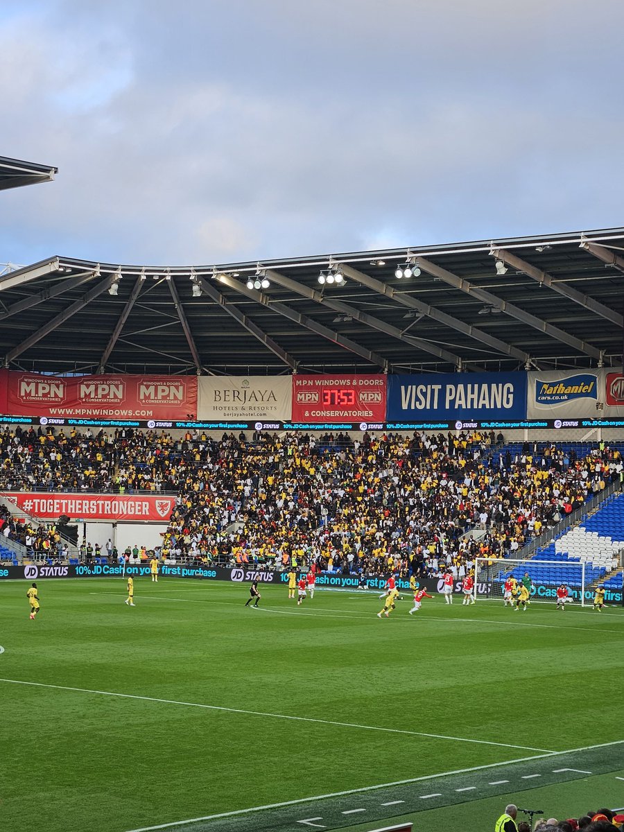 groundhopper_92's tweet photo. 🏴󠁧󠁢󠁷󠁬󠁳󠁿 Cymru 1-1 Ghana 🇬🇭

Game 9️⃣8️⃣ 2025/26
📅 Tuesday 2nd June
🏟 Cardiff City Stadium
🏆 International Friendly

#groundhopper #groundhopping https://t.co/jFoqBHY1Vh