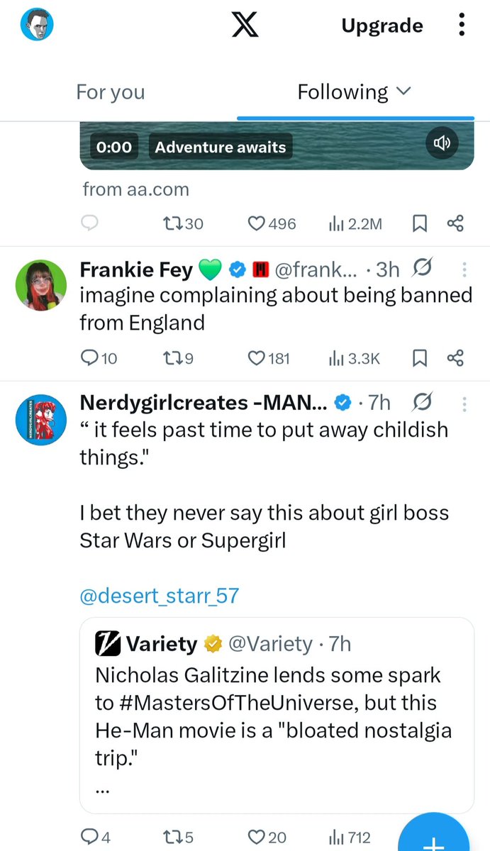 VanguardComic's tweet photo. Fuck knows who these people are, as I don't follow them, yet they are in my 'following' feed. https://t.co/W4Kf4OnKV8