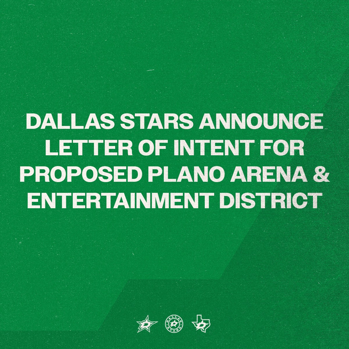 DallasStars's tweet photo. A statement from the Dallas Stars: