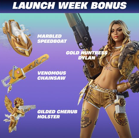 ShiinaBR's tweet photo. BATTLE PASS LAUNCH WEEK BONUSES FOR DYLAN https://t.co/0tj5GGtd3d
