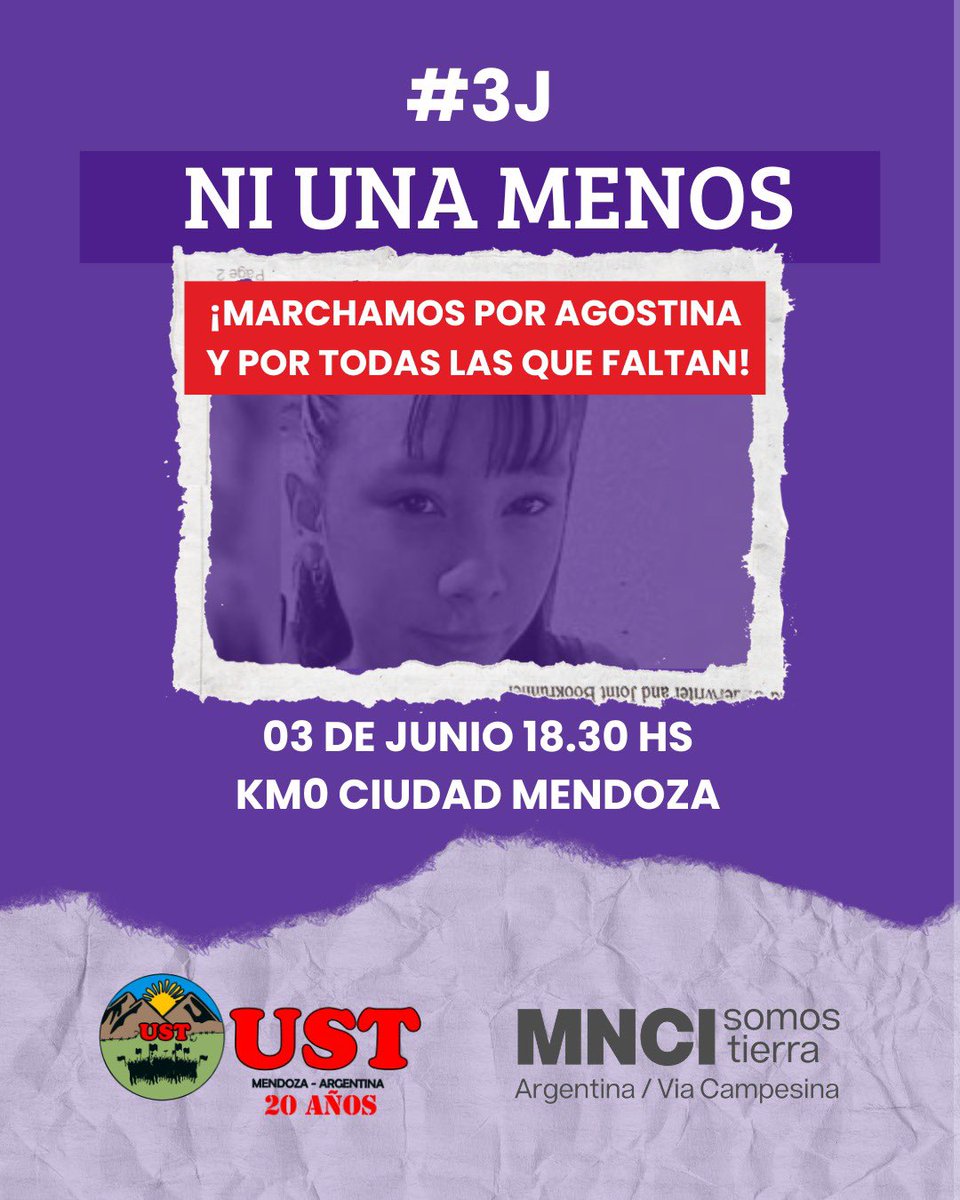 USTierra's tweet photo. #3j #niunamenos 
@MNCI_ST https://t.co/eJ5dQ3cbeb