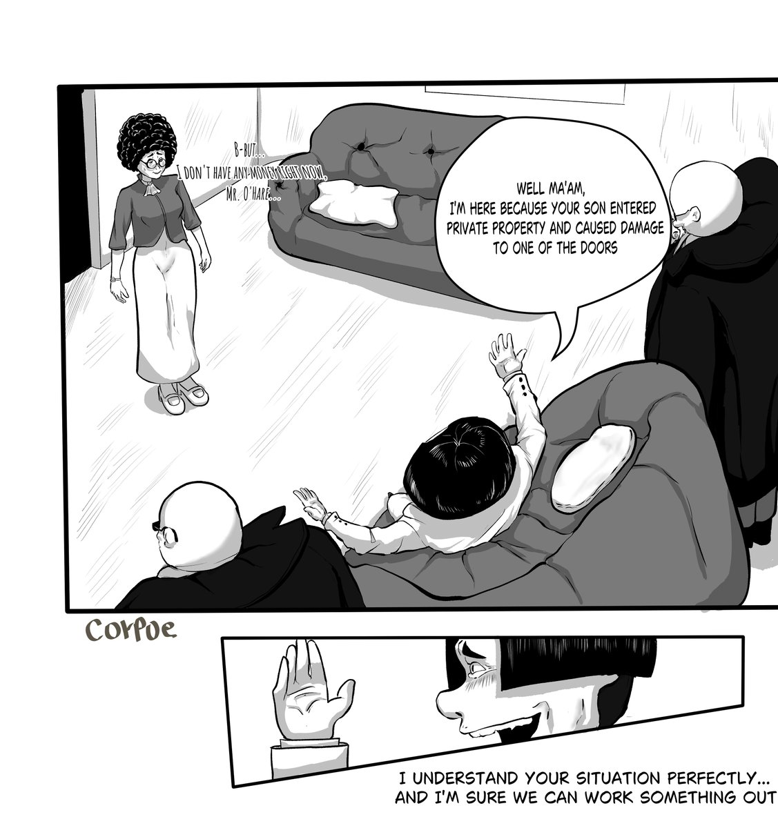 CorpoeTrix's tweet photo. 🌲 New short comic: "Below the Waist" 🌲
 The full 6-page comic is available to read completely FOR FREE! 👇
               Only in English (for the moment)
🔸Patreon: [https://t.co/uTQh0UkIWI]
🔹FANBOX: [https://t.co/Qo1KDtlk5c]
#onceler #thelorax #lorax #comic #manga https://t.co/IKkztEx9fE
