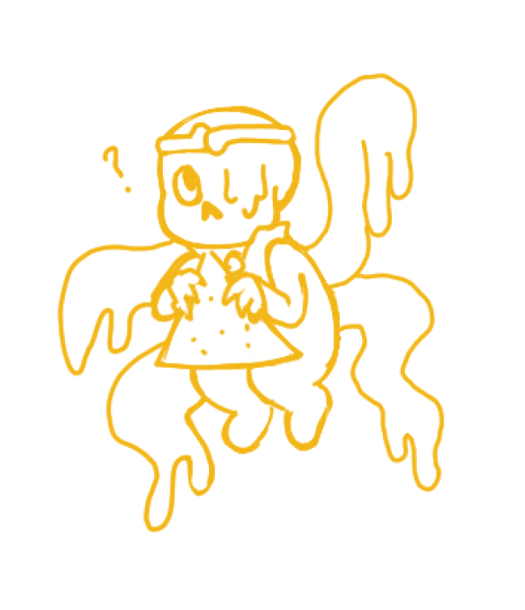 MindlessSf87122's tweet photo. Meet Cheddar! A fun parallel I made to Strawberry Nightmare :D

He's made of hot nacho cheese, has a pretzel crown, and likes to encourage people to eat his goop... what a weirdo

#shattereddream #strawberrynightmare #utmv https://t.co/ZvKNdfr5O0