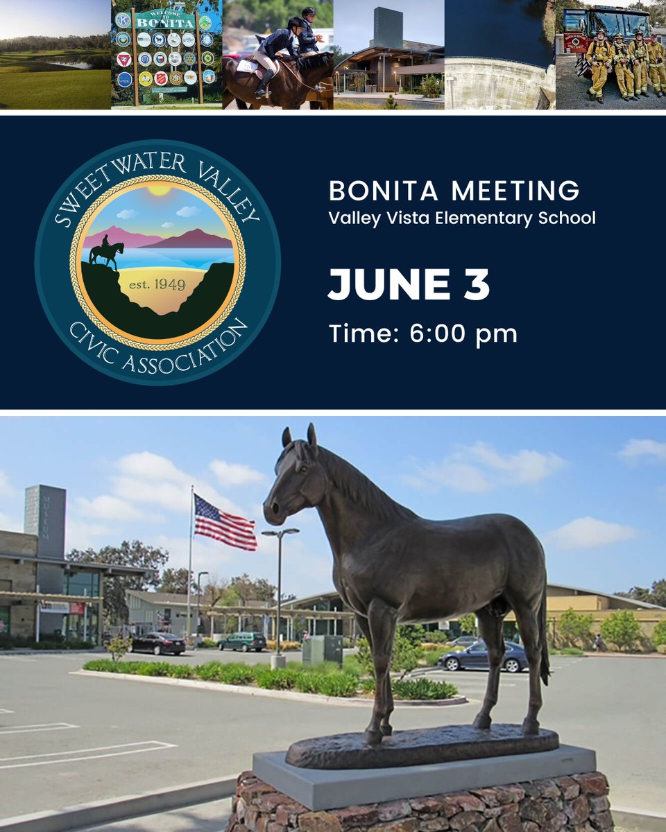 sweetwatervca's tweet photo. 📣Join the SVCA for our important meeting on Wed, June 3 at Valley Vista Elementary. Community members are invited by @paloma4D1 to a Public Safety Forum. Learn more ⤵️

🔗 - https://t.co/GorKbnt6l7 https://t.co/Ou7WqloAPB