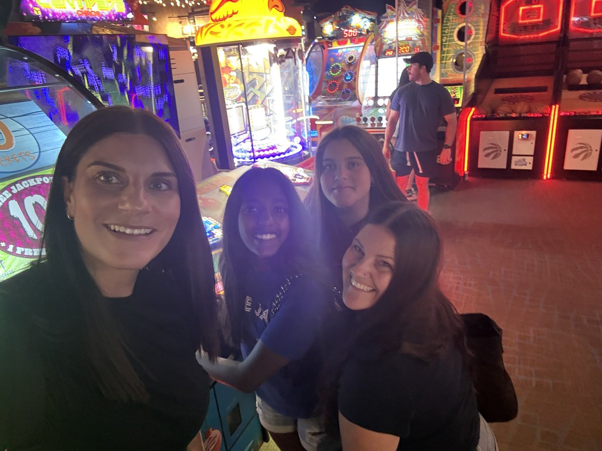 MrsAlvesClass's tweet photo. Fun at The Rec Room for @PVanier_DPCDSB  Gr. 8 Grad Trip! Thank you for the invite….Such a great evening with amazing students! 😊 https://t.co/i7eZNXofAX