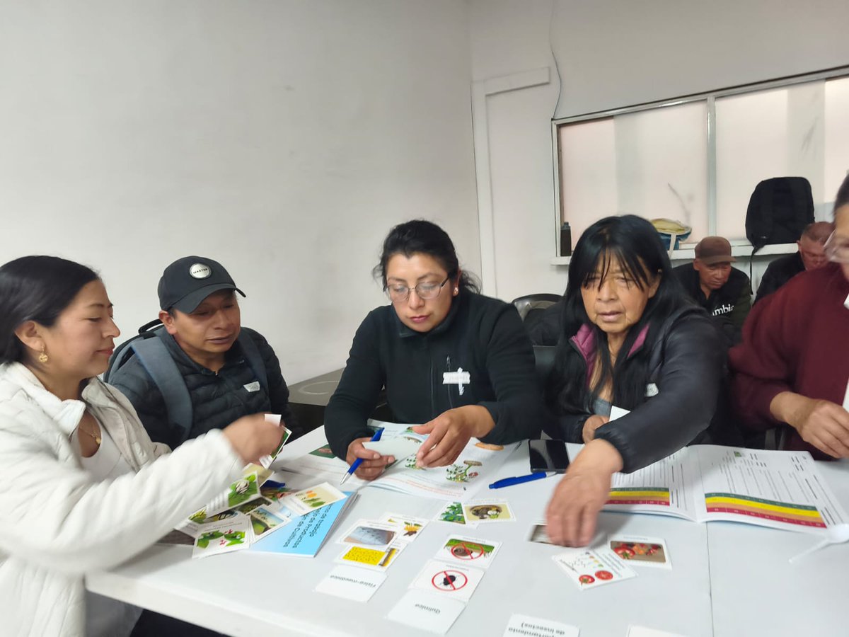 ProcultivosAndi's tweet photo. 🤝 Gracias a la articulación con la @alcaldiapasto y a la Secretaría de Agricultura de Pasto, logramos fortalecer las capacidades de 68 productores del municipio en el manejo responsable de insumos para la protección de #cultivos 🌱. #AgriculturaSostenibleEnAcció #SPMF #CuidAgro https://t.co/h3riEmpErD