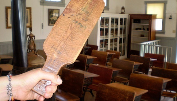 FrankBr05713205's tweet photo. How many remember the paddle in their school? Teachers had them hanging on the wall. If a kid acted up, usually all the teacher had to do was point to the paddle, that cured the misbehaving right then! And you lived during this time I bet just like me, you have respect for authority and understand consequences.