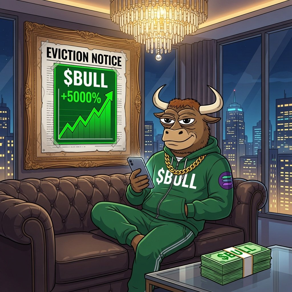 oposdegen's tweet photo. One $BULL bag and the landlord texts you first. 🐂
$BULL @bullthemarket
#FullSend $HARAMBE https://t.co/AkiXABNHs1