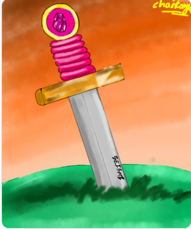 Mike02014's tweet photo. Challenge accepted, bro 🔥

For this one, I drew a sword 🗡️ https://t.co/UyP7jnjmGG