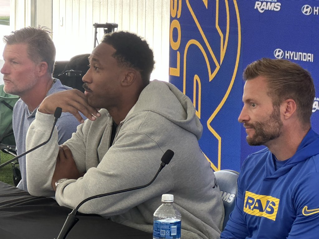 gregbeacham's tweet photo. Myles Garrett says he’s known for about a week that a trade to the Rams was a possibility. https://t.co/7i2BxWm96b