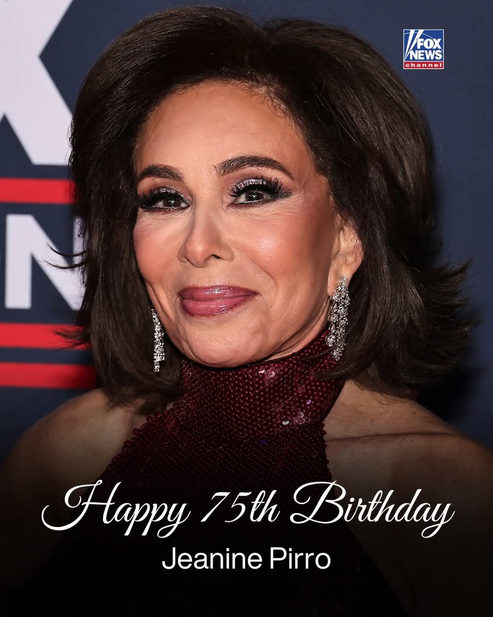 janninereid1's tweet photo. First of all happy birthday Jeanine! 😍
Second....WHAT?! SHE'S 75?! 😱
NO FREAKIN' WAY! 😱😍😱😍

Everyone please join me in wishing our bad ass patriot sister @JudgeJeanine
a VERY happy birthday! 😍🇺🇸 https://t.co/wa59fofMUQ