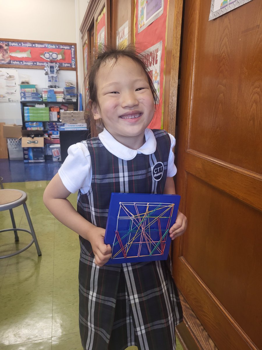 CTTA_'s tweet photo. Our 1st-grade students had a fantastic hands-on STEM experience in Mrs. Heim’s class as they explored geometry and creativity using geoboards! https://t.co/6xuryxozqu