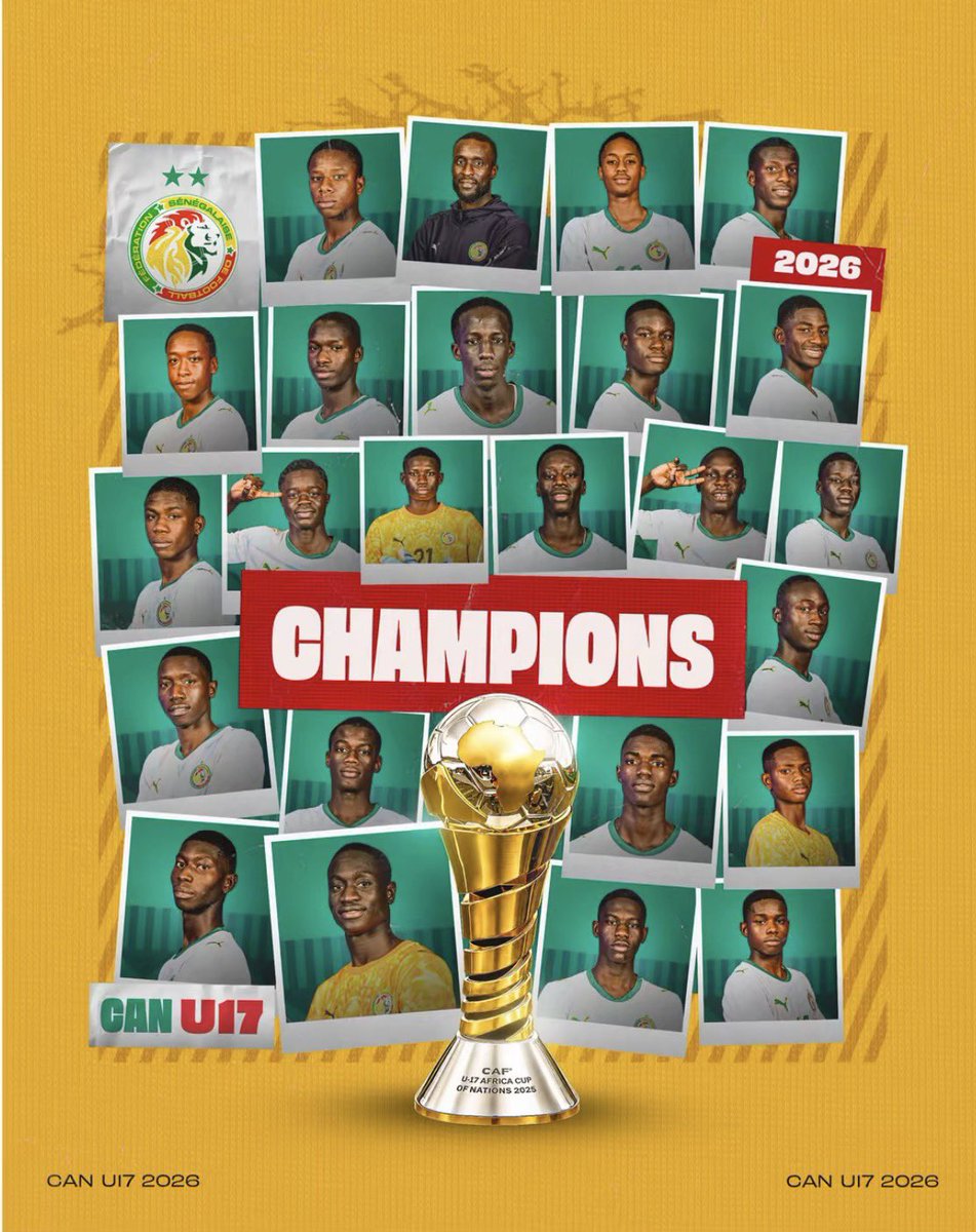 mor_lait's tweet photo. Le Maroc est devenu notre deuxième territoire. 😄🇸🇳🇲🇦
félicitations les U17 🥳 https://t.co/Kqq0dMWFOK