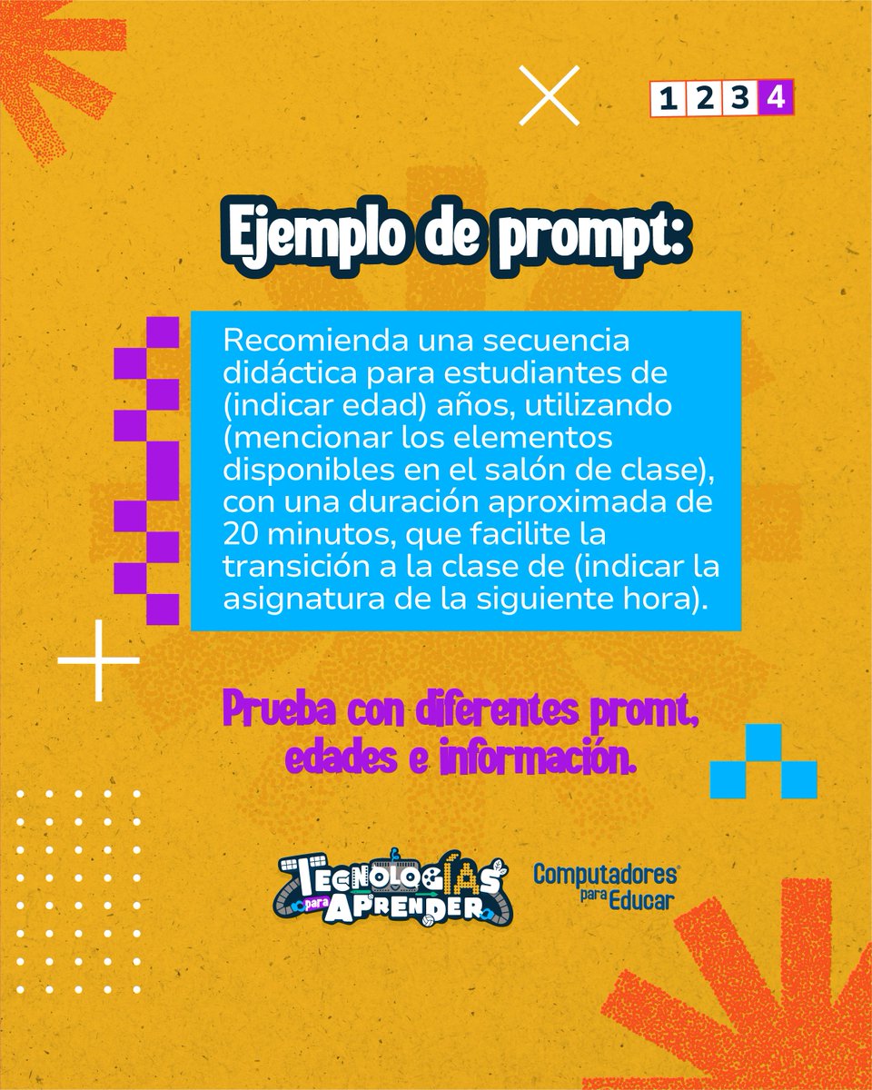 CompuParaEducar's tweet photo. ¿Improvisas la planeación de tus clases por falta de tiempo?

La IA puede convertirse en tu asistente pedagógico.

Te mostramos 2 herramientas que te ayudan a planear con enfoque práctico y pedagógico, en menos tiempo.

#CPETeOrienta https://t.co/qSvLhHqz8R