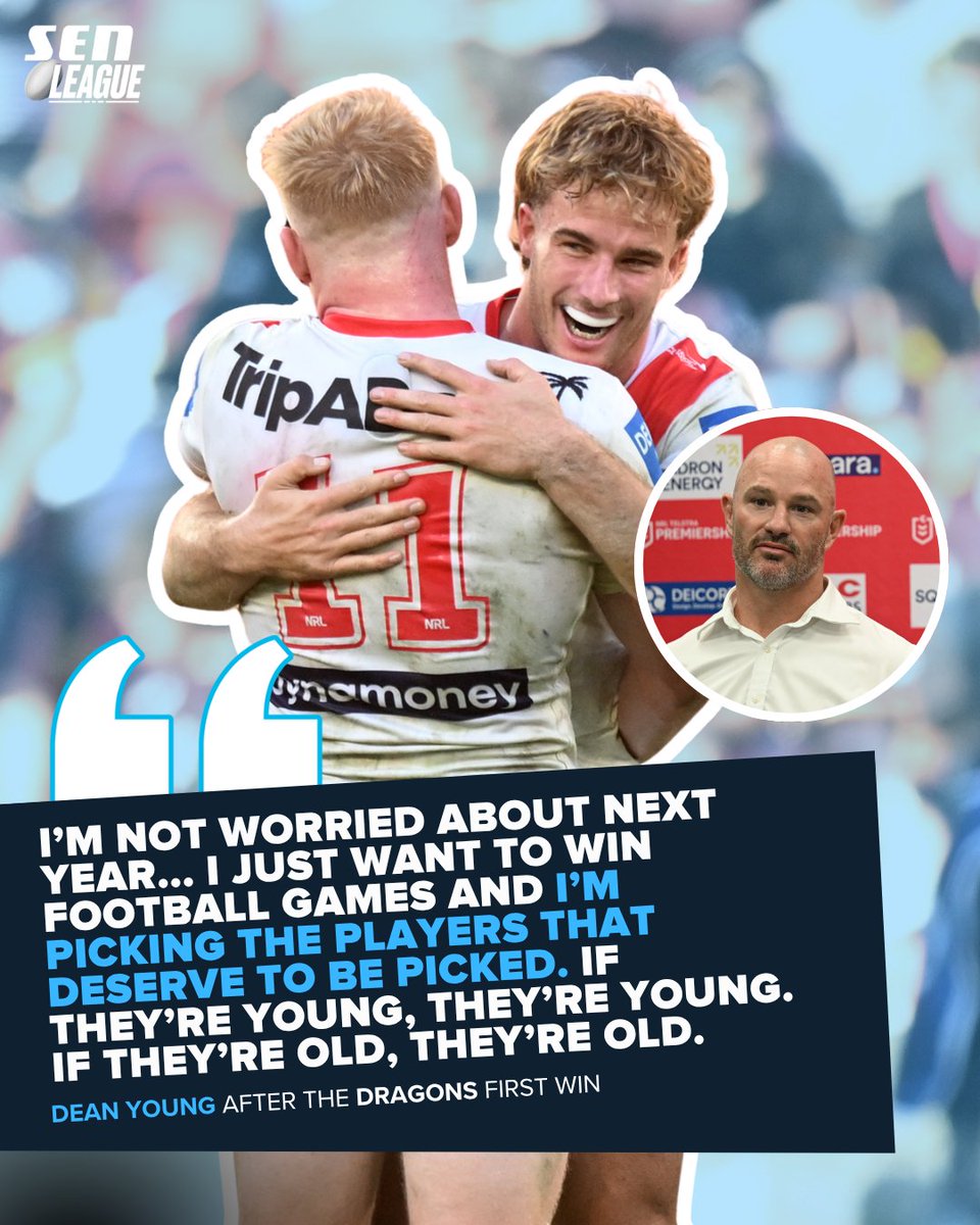 SENLeague's tweet photo. How good have these Dragons young guns been 🔥

READ MORE: https://t.co/3vJklnAliy | #NRL https://t.co/D2YKqjroP2