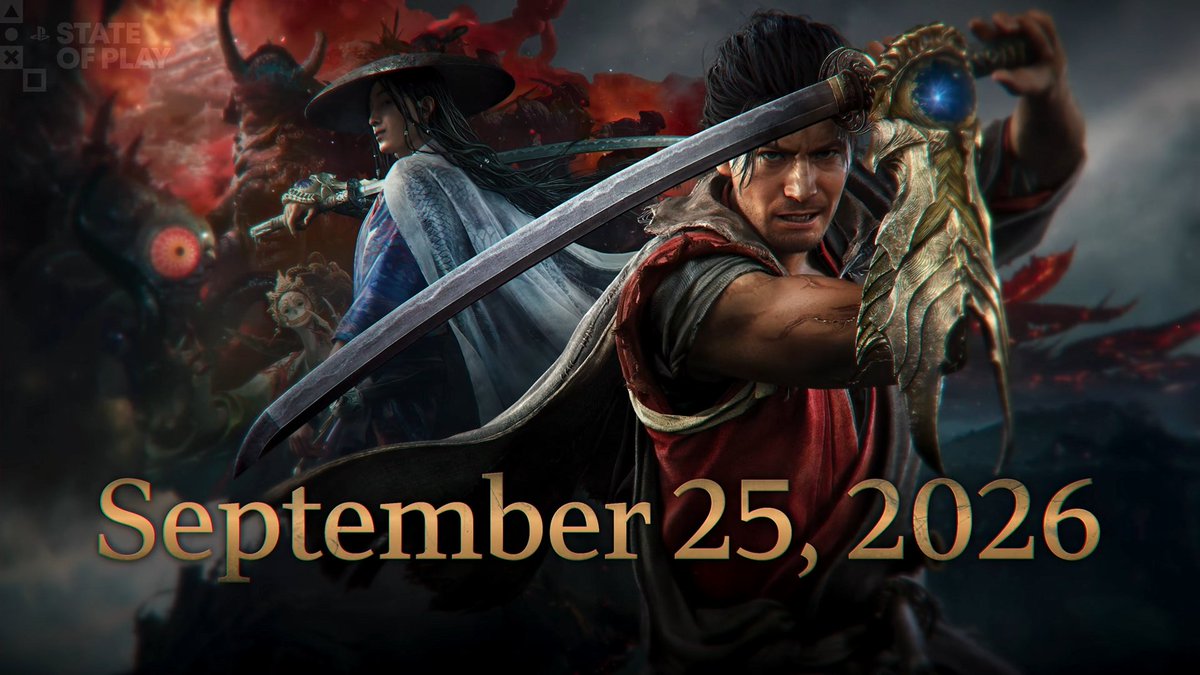 Genki_JPN's tweet photo. Onimusha Way of the Sword releases on September 25, 2026!

Demo out TODAY! https://t.co/q2d8P2U6aO