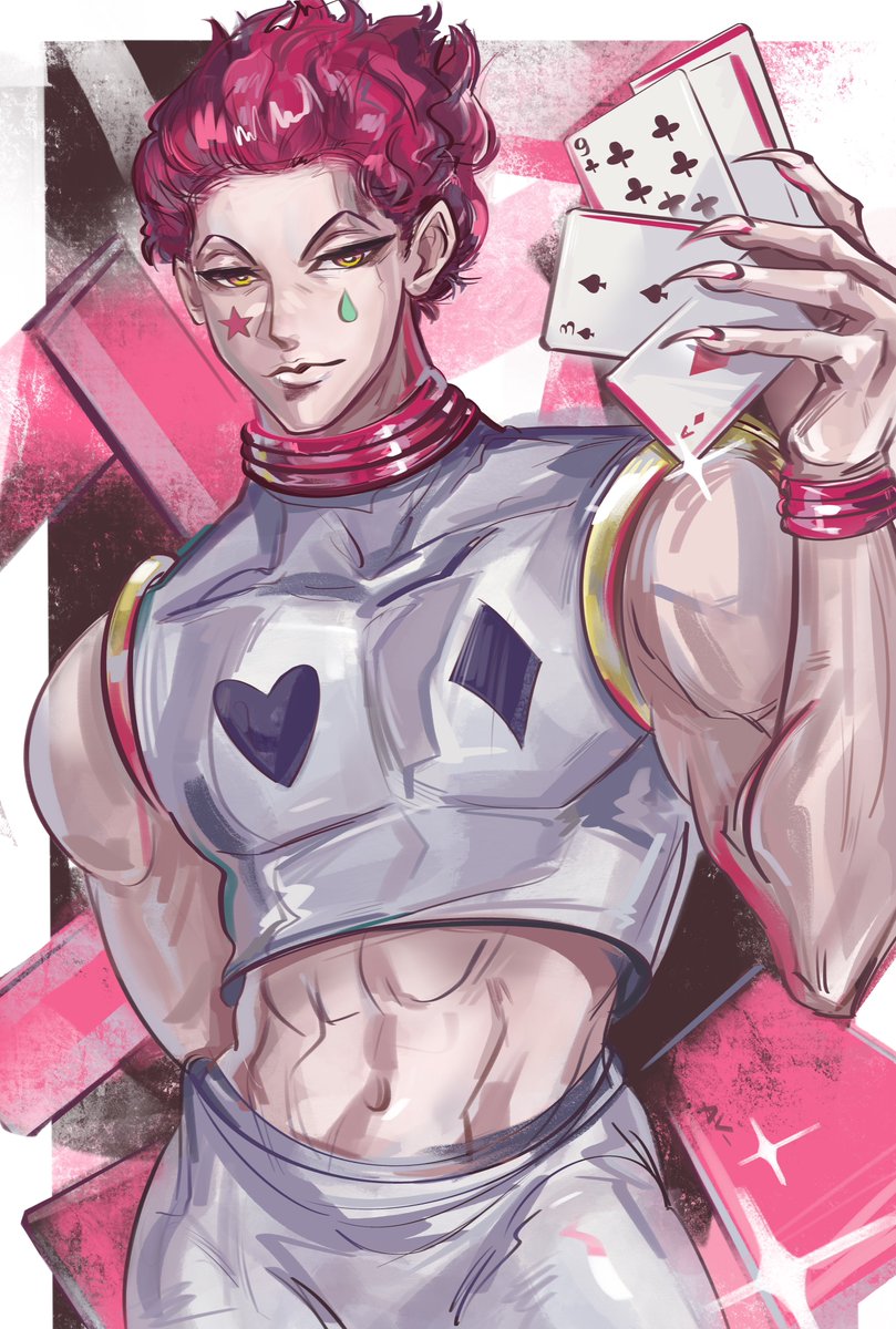 av_sly's tweet photo. Я… пАиграла с Хисокой. 🃏
#hisoka #hxh #HunterXHunter #animeart #hxhfanart #ヒソカ https://t.co/CsfbxQGapm