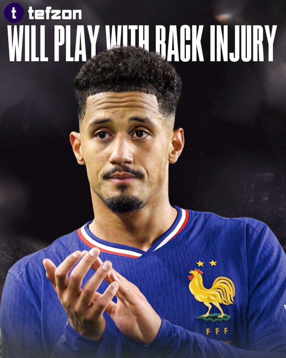 tefzon1's tweet photo. SALIBA IS RISKING IT ALL FOR THE WORLD CUP 😳
William Saliba will push through his back injury to play at the World Cup, with surgery waiting for him after the tournament 😳💣
One last sacrifice for France.... 
Warrior mentality or too big a risk? 👀

#football #tefzonsports https://t.co/E8iHTfwLtH