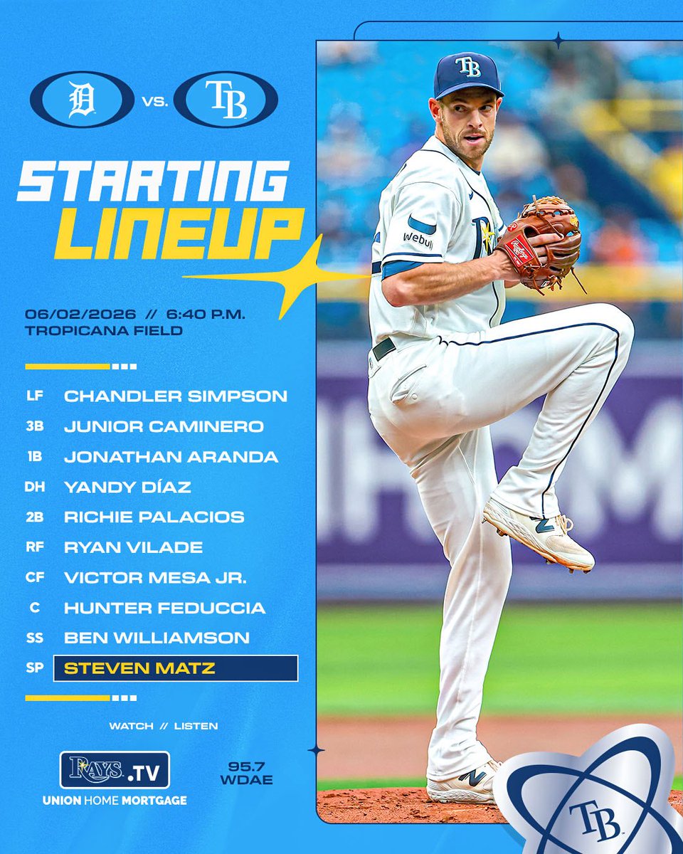 Tampa Bay Rays (@RaysBaseball) / Posts and Replies / X