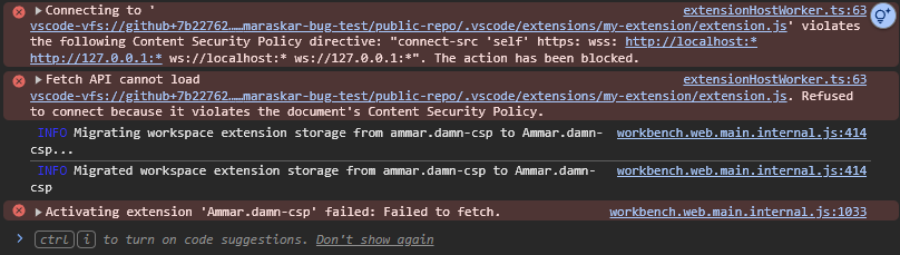 DarkWebInformer's tweet photo. 🚨 A security researcher has just disclosed a one-click GitHub token-stealing exploit that abuses a VS Code bug.

https://t.co/pBX7au8tGT

Ammar Askar disclosed a one-click GitHub token-stealing issue affecting https://t.co/4ahrVFQWcw and VS Code webviews, where a victim clicking a crafted https://t.co/4ahrVFQWcw link could be led into a malicious notebook/workspace flow that abuses VS Code’s webview keyboard event handling to install attacker-controlled extension behavior.

According to the researcher, the exposed GitHub token can read and write repositories the user has access to, including private repositories, because https://t.co/4ahrVFQWcw receives a broad OAuth token from GitHub. 

The post includes a proof-of-concept, notes that the desktop version of VS Code may also be affected under harder-to-exploit conditions, and recommends clearing https://t.co/4ahrVFQWcw site data as a mitigation while the issue is publicly disclosed.