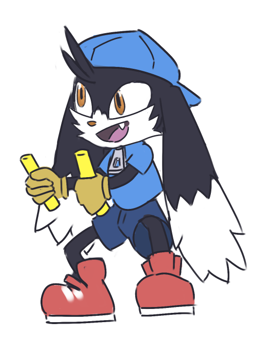 GoofyOomfie's tweet photo. Super ultera spedran klonoa sketch before they announce Klonoa 3 in the State of Play (they will) https://t.co/ufyP31YdRr