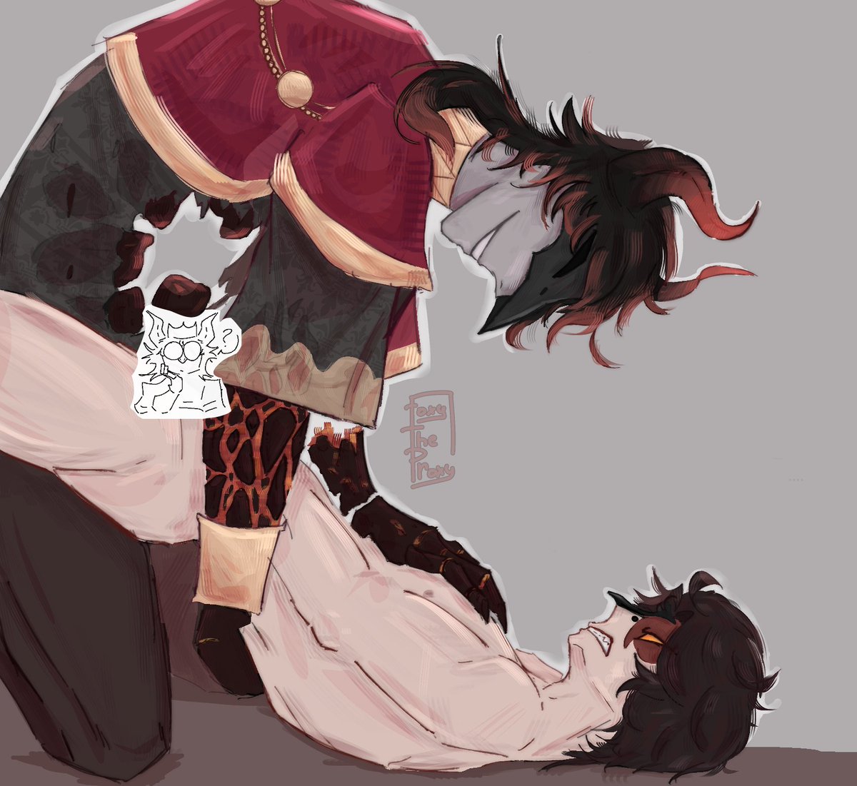 FoxyTheProxy's tweet photo. Шутка из пм вышла за рамки шутки..
#IdentityV #NortonCampbell #Foolsgold #prospector #nortcest https://t.co/yHG9gEQBlR