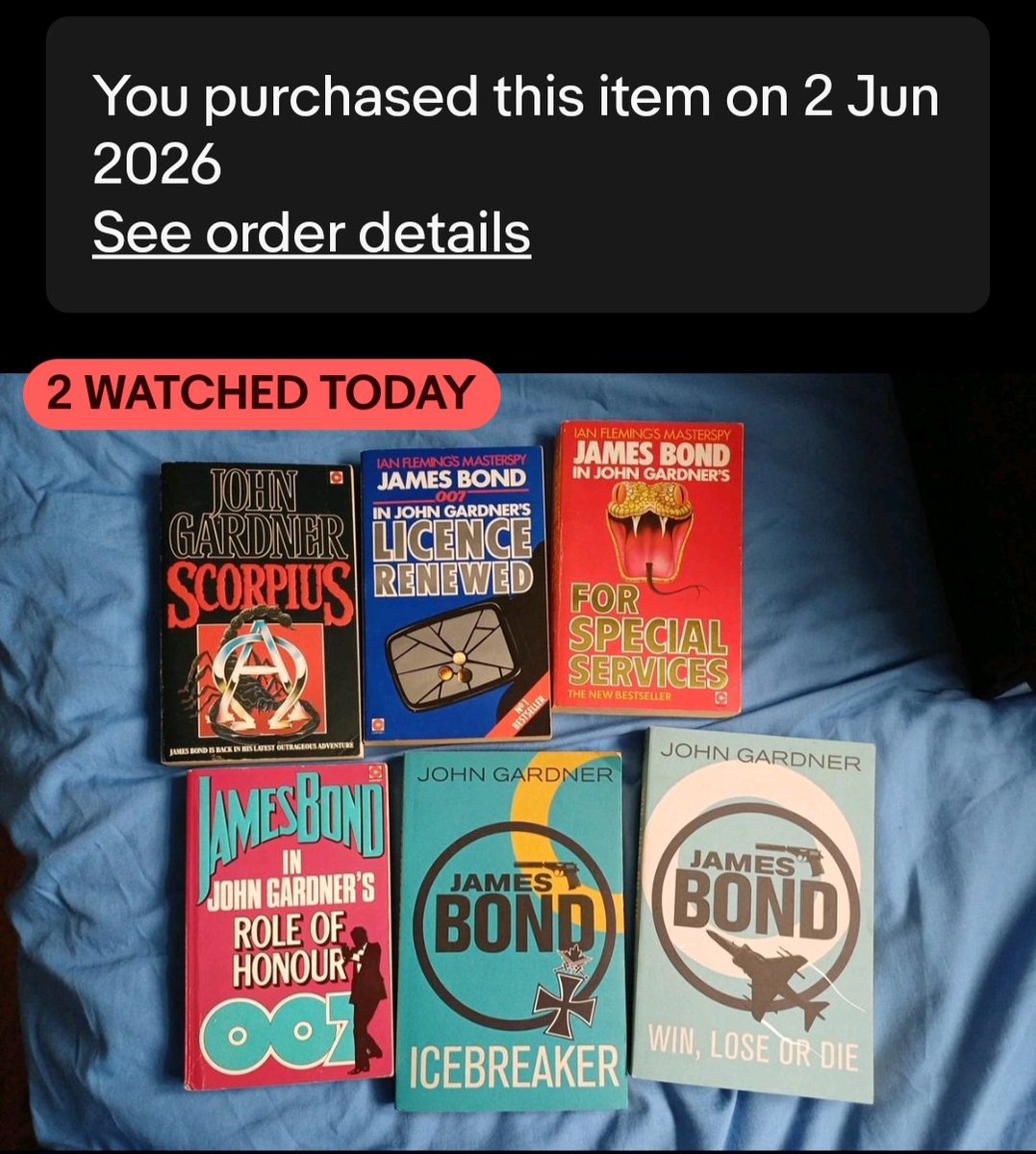 DesolatedMrBond's tweet photo. I've been incredibly eager to read For Special Services again as ive not read it since i was in school so just bought this bundle of Gardner books. 😃 https://t.co/M9e4u3suxL