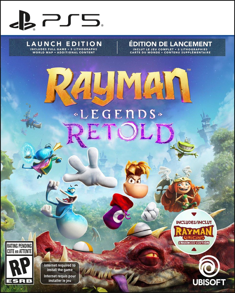 billbil_kun's tweet photo. Many of you asked me this "famous" Switch 2 cover of Rayman Legends Retold, here it is with the PS5 one

Pre-orders will open very soon in the US

Looks like only the Launch Edition (&amp; digital deluxe edition) will include Rayman Origins Enhanced Edition
(Sorry for Xbox gamers) https://t.co/DPoWw5do7u